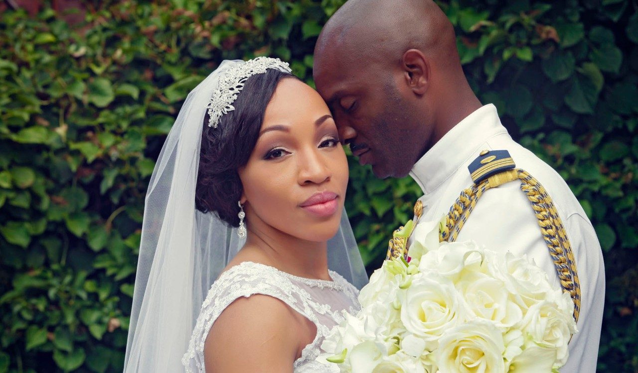 Military spouse wedding