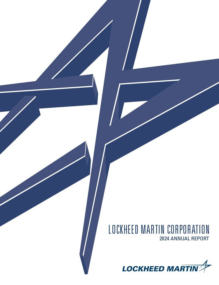 2024 Lockheed Martin Annual Report Cover